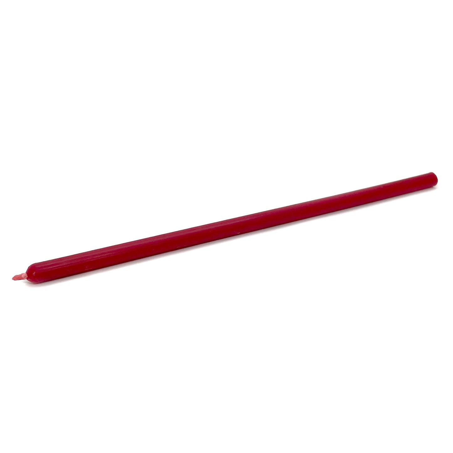 Thin Feast Day Candle: Red (10.5 in)