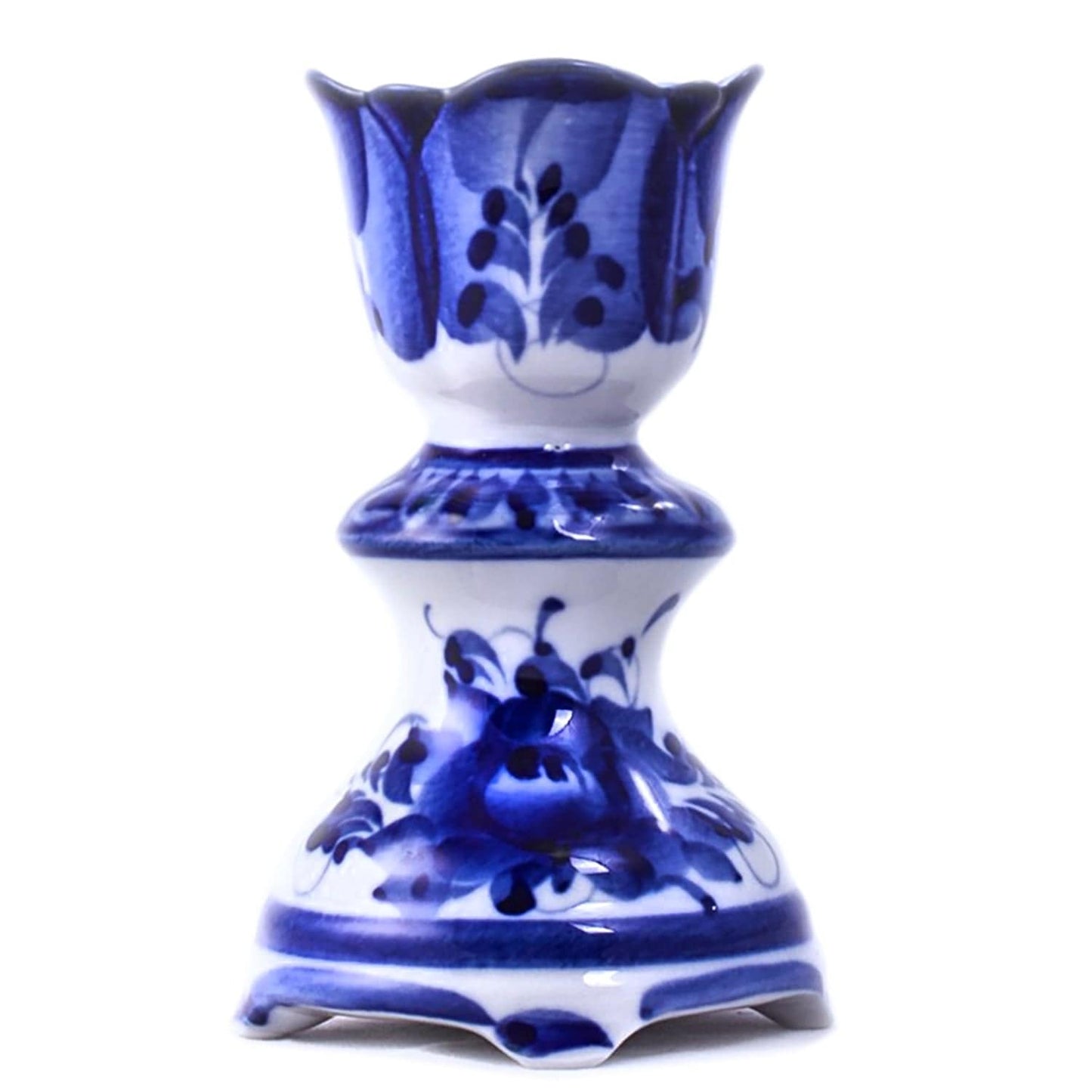 Gzhel Porcelain Egg Stand