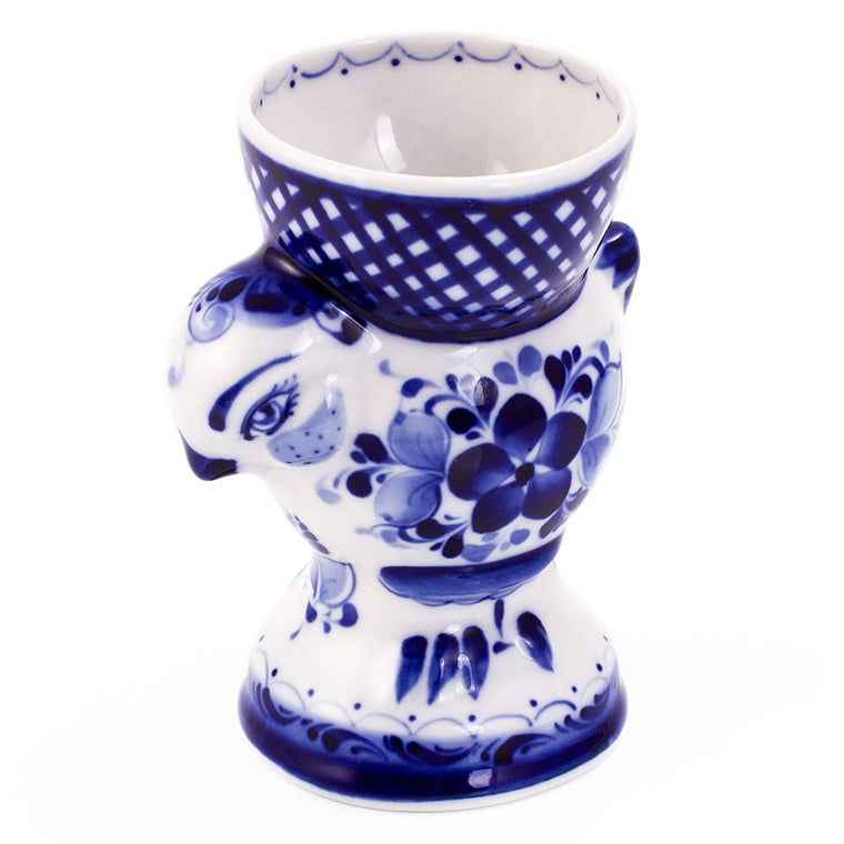 Gzhel Porcelain Egg Stand
