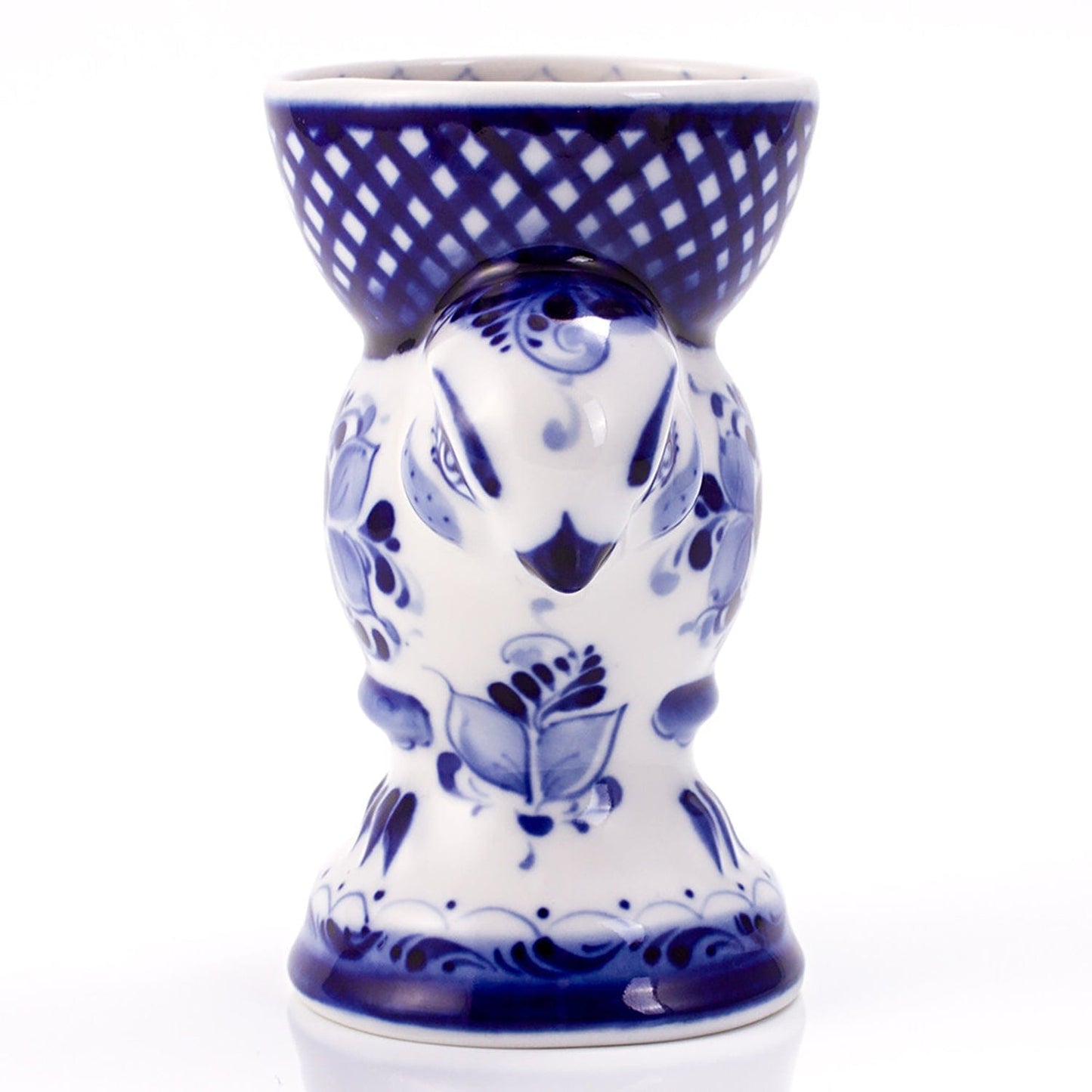 Gzhel Porcelain Egg Stand