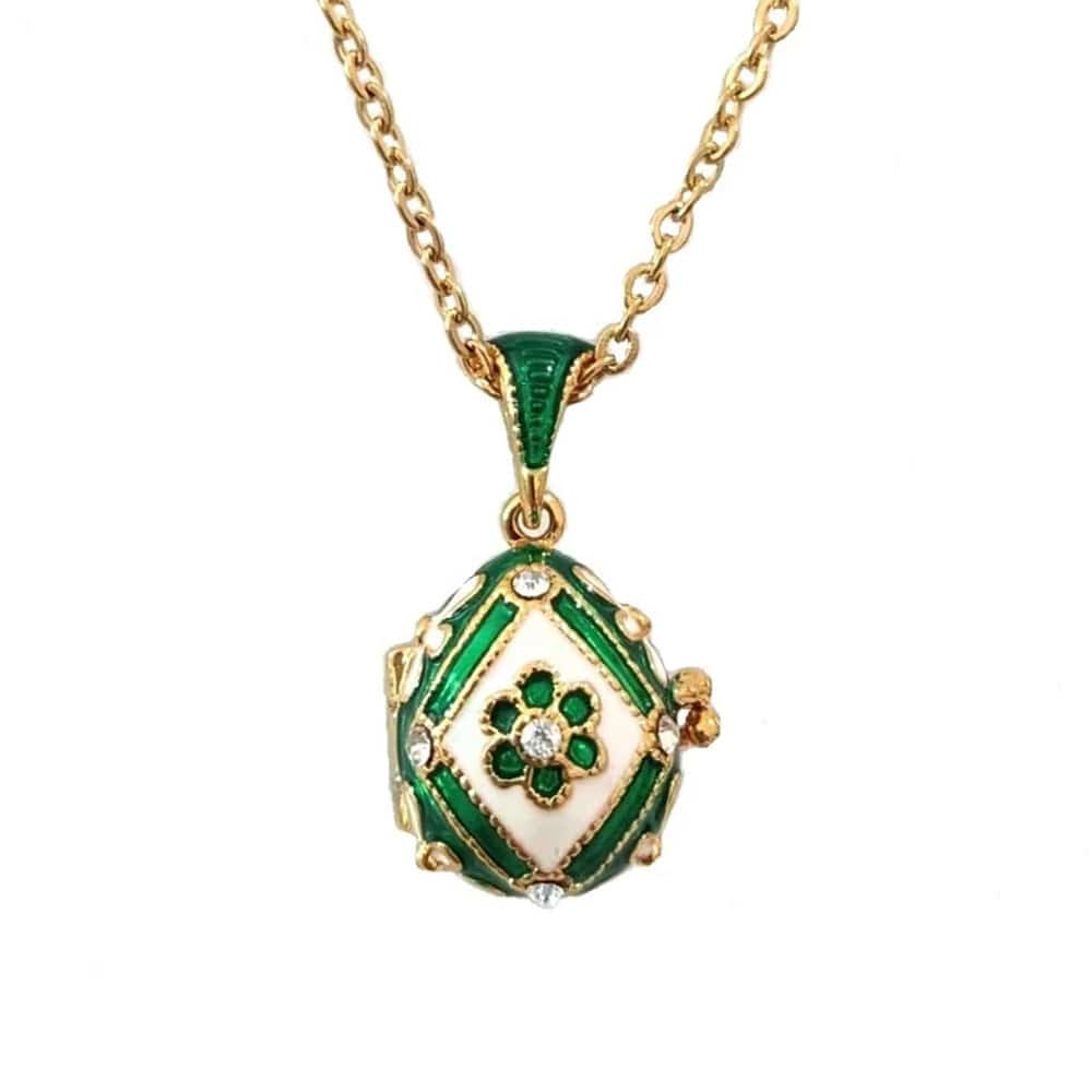 Egg Pendant: Regal Green