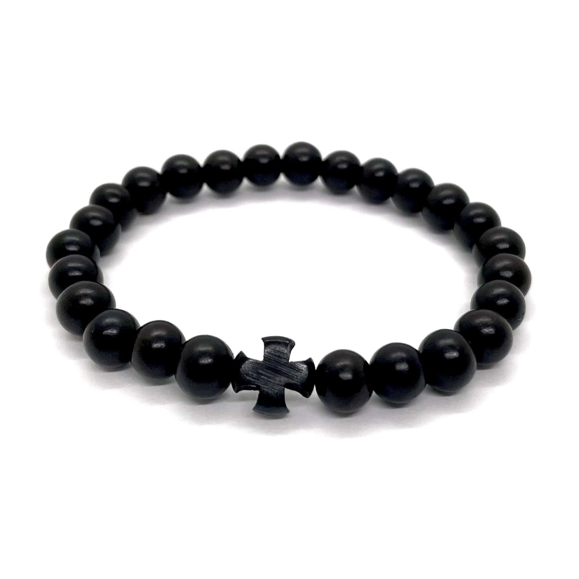 Prayer Bracelet: Black Ebony Wood (8mm)