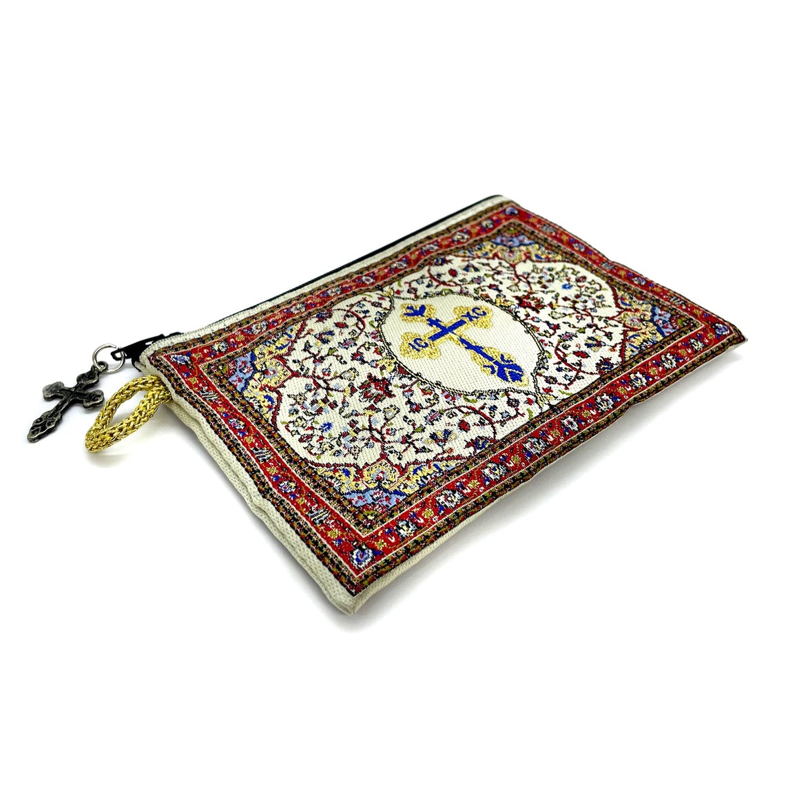 Tapestry Keepsake Pouch: Byzantine Cross