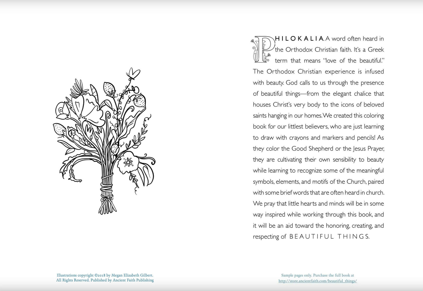 Beautiful Things: An Orthodox Coloring Book for Children