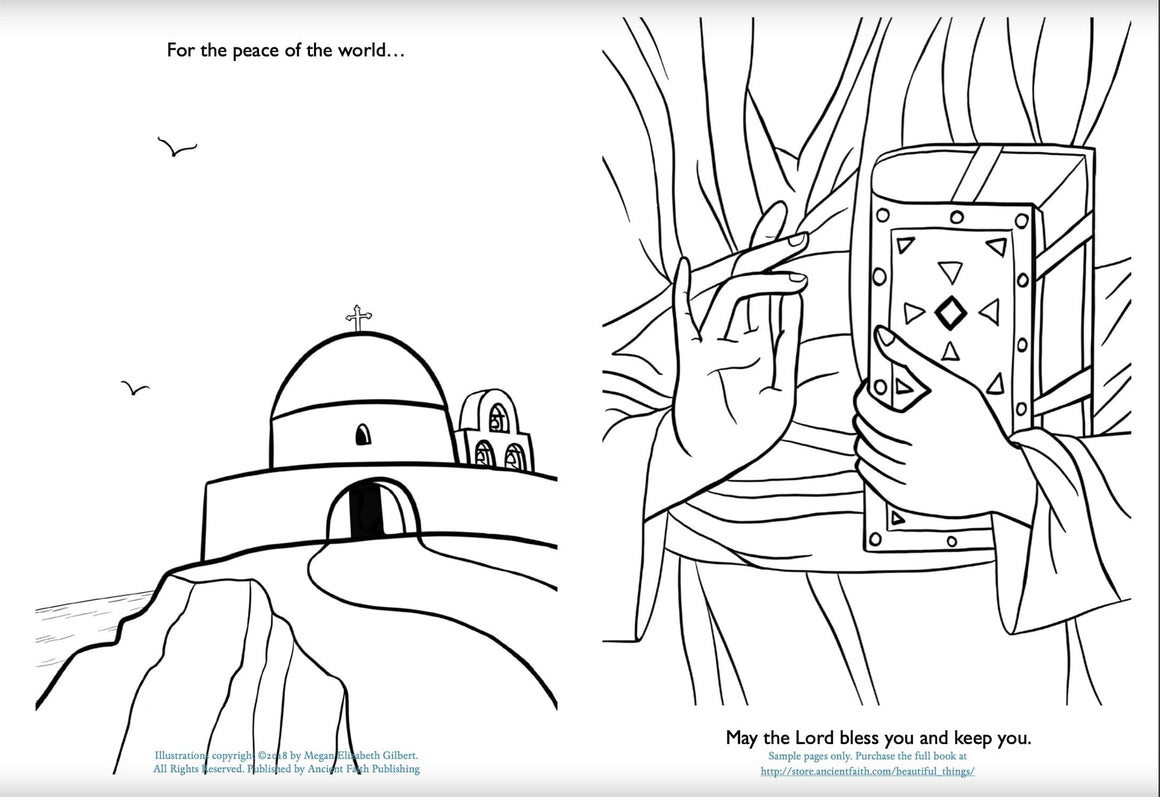 Beautiful Things: An Orthodox Coloring Book for Children