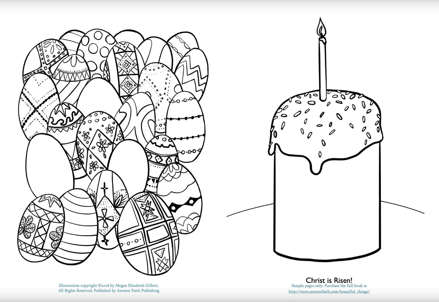 Beautiful Things: An Orthodox Coloring Book for Children