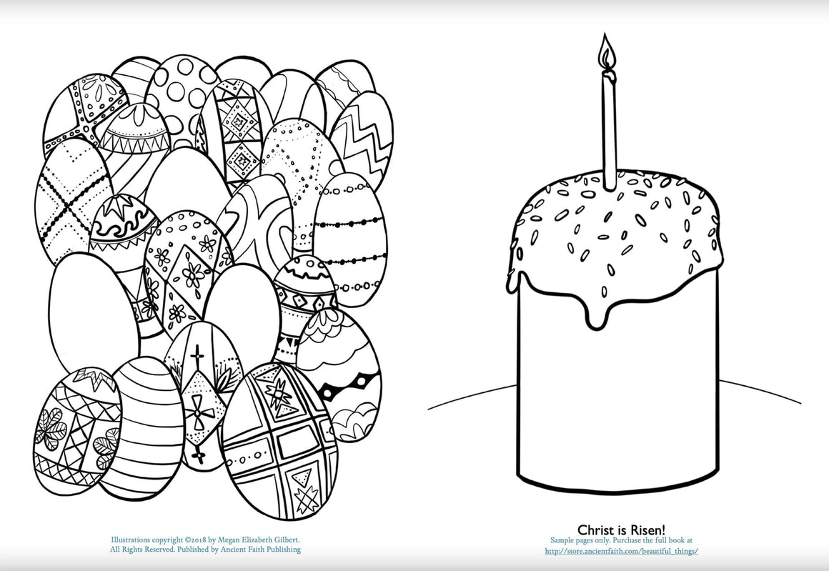 Beautiful Things: An Orthodox Coloring Book for Children