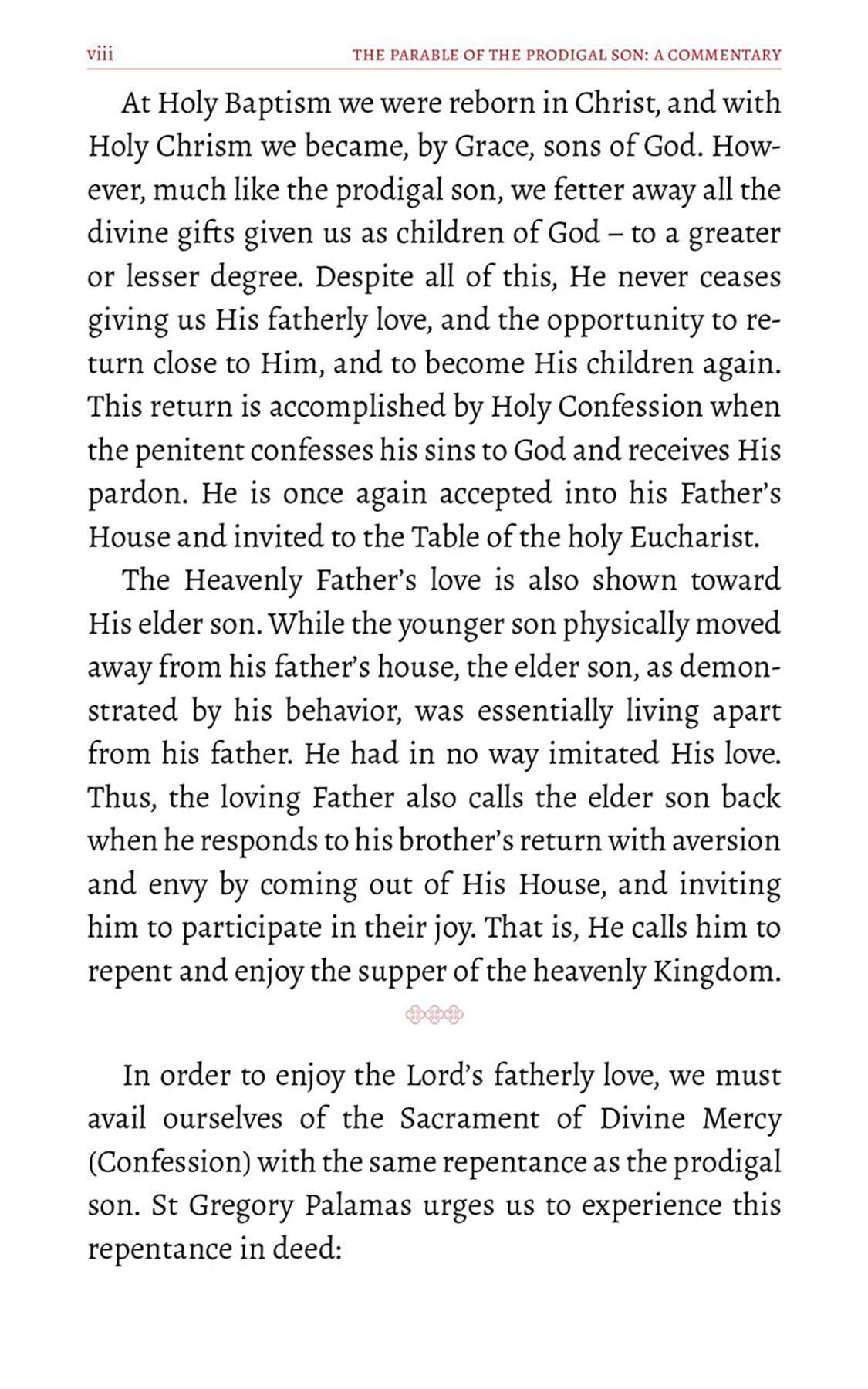 Parable of the Prodigal Son: A Commentary in the Light of the Fathers