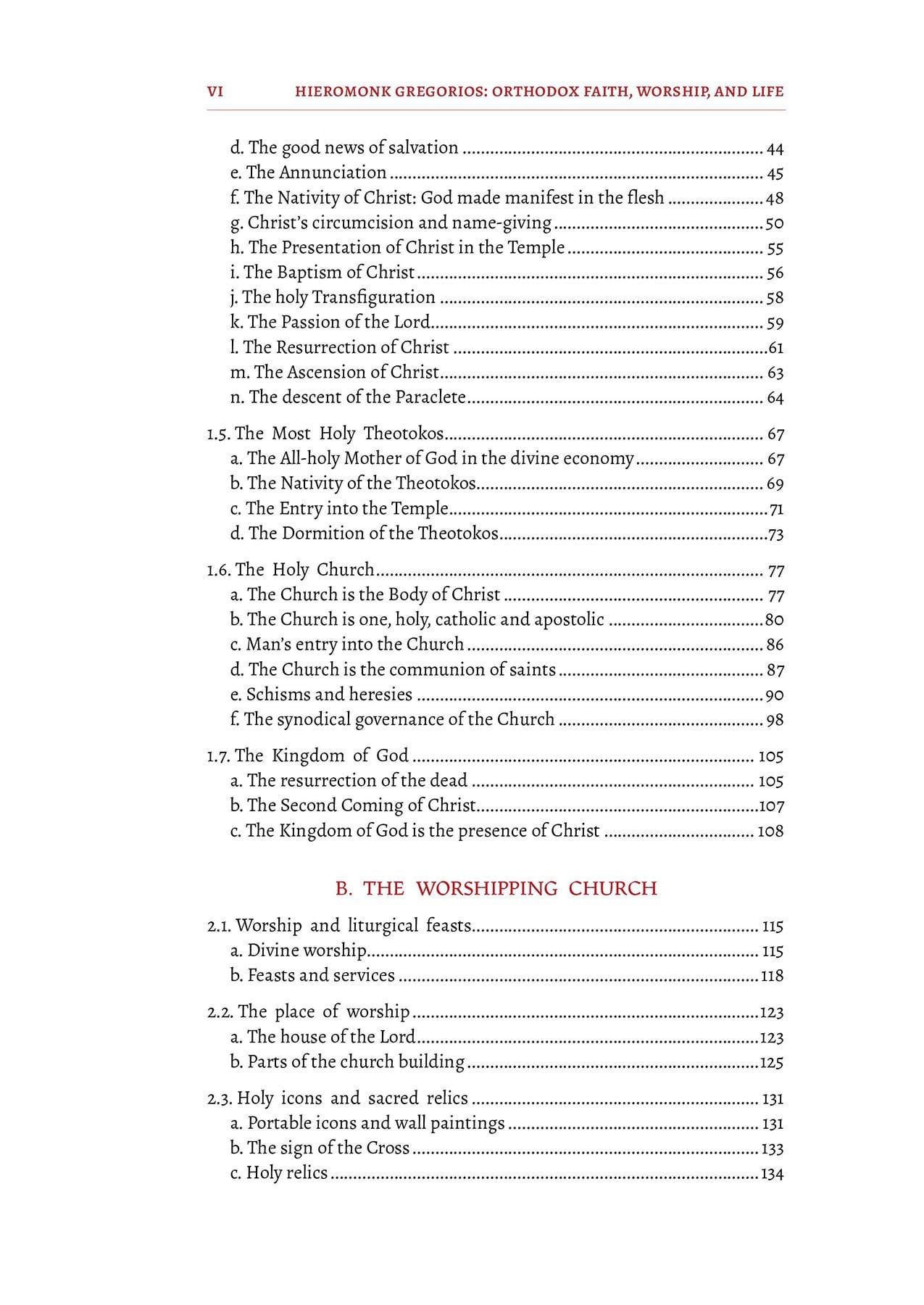 The Orthodox Faith, Worship, and Life – Orthodox Catechism: An Outline