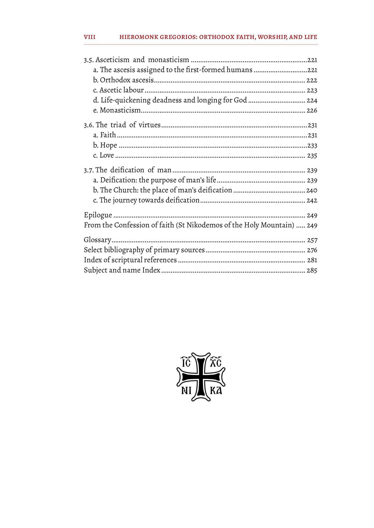 The Orthodox Faith, Worship, and Life – Orthodox Catechism: An Outline