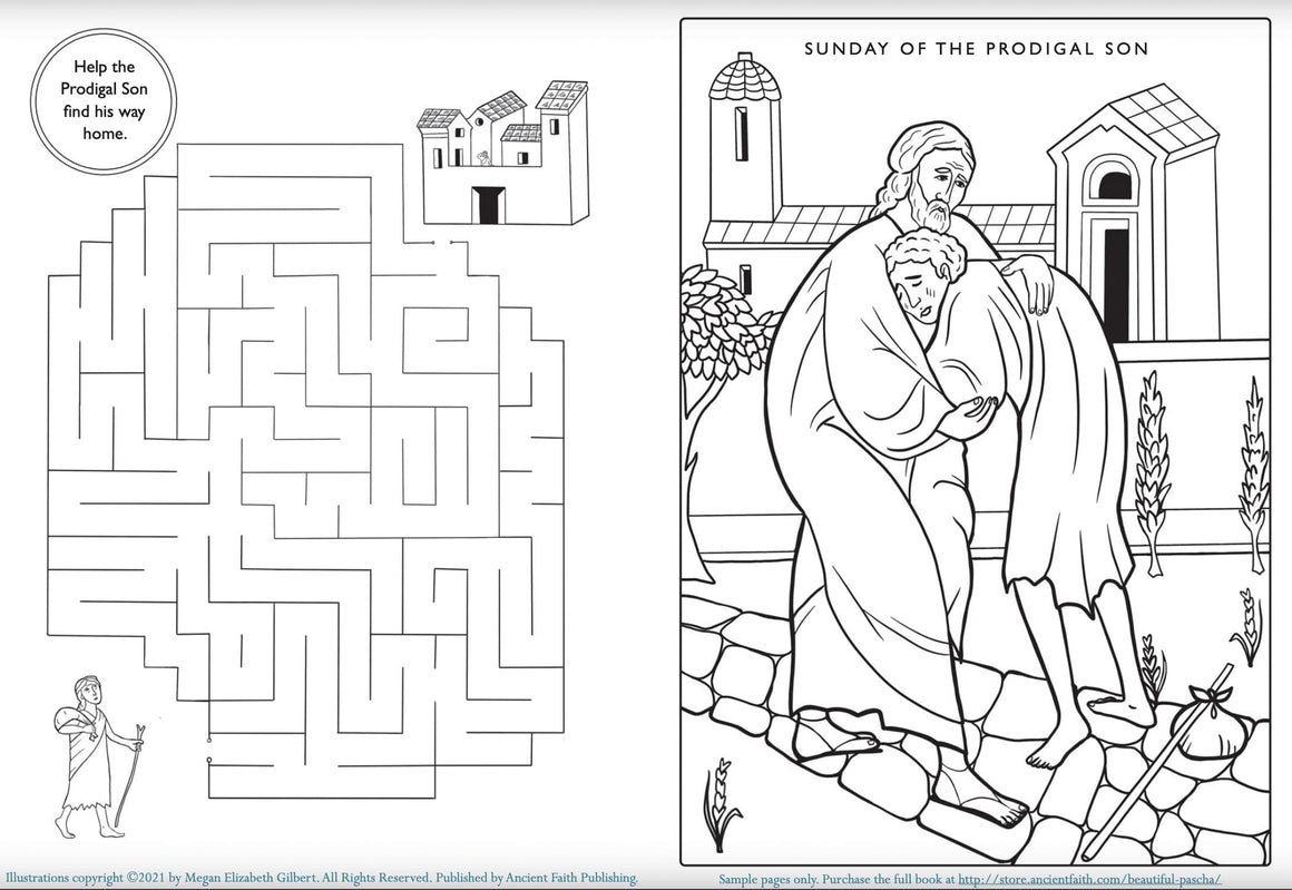 Beautiful Pascha: An Orthodox Coloring Book for Children