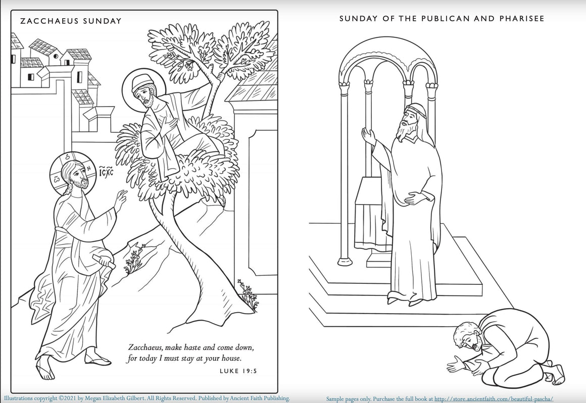 Beautiful Pascha: An Orthodox Coloring Book for Children