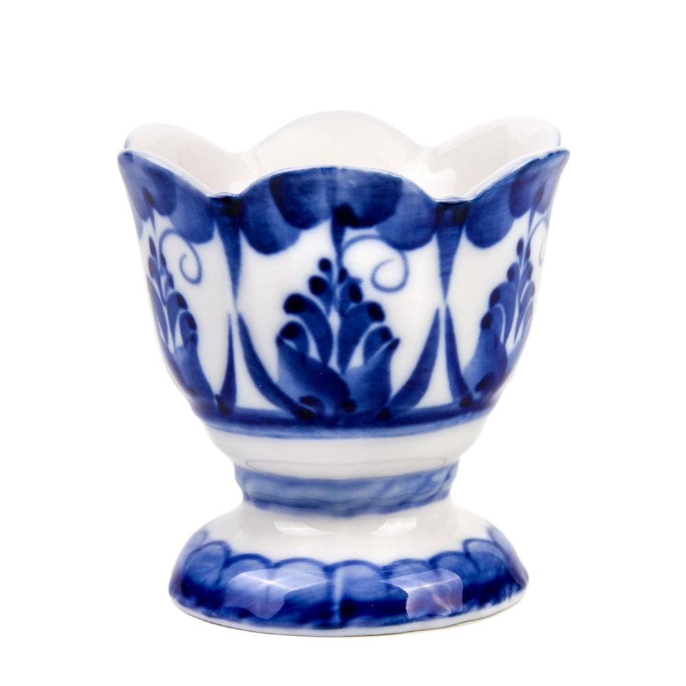 Gzhel Porcelain Egg Stand