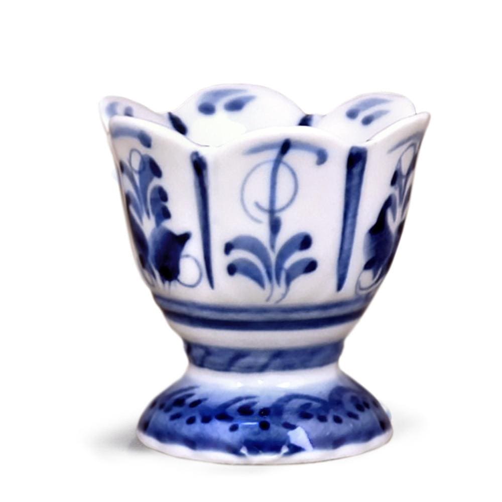 Gzhel Porcelain Egg Stand