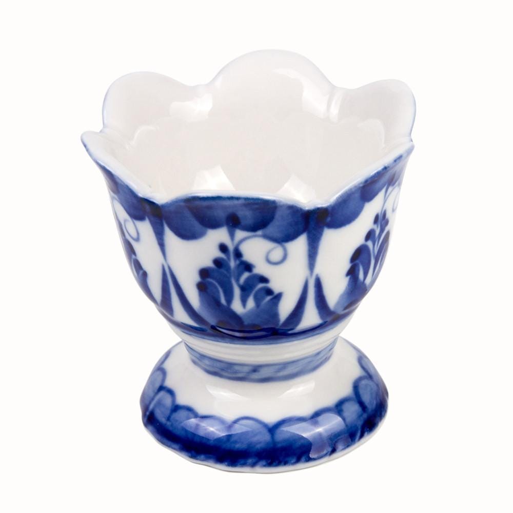 Gzhel Porcelain Egg Stand