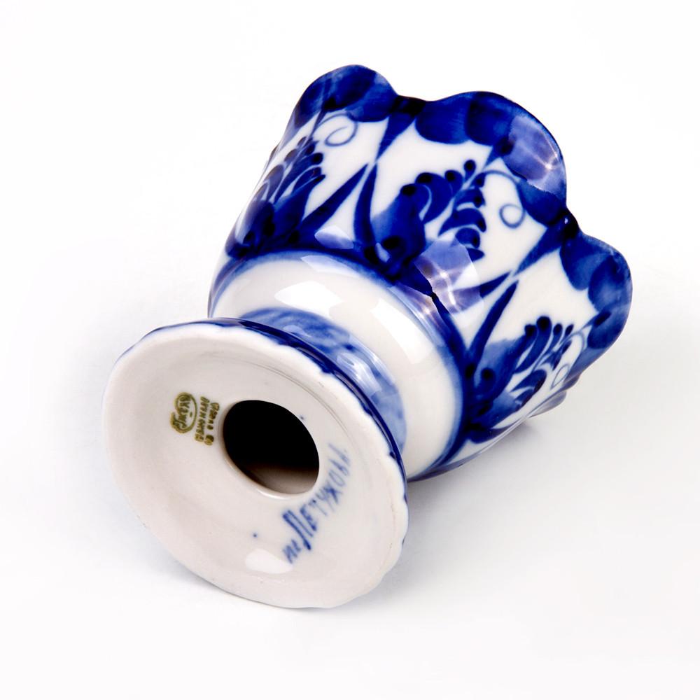 Gzhel Porcelain Egg Stand