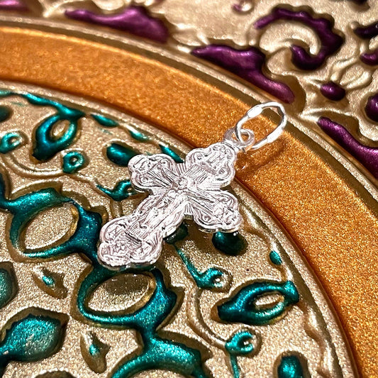 Silver Cross Pendant No. 24026