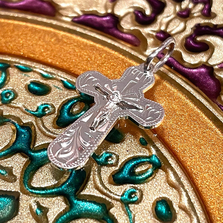 Silver Cross Pendant No. 24427