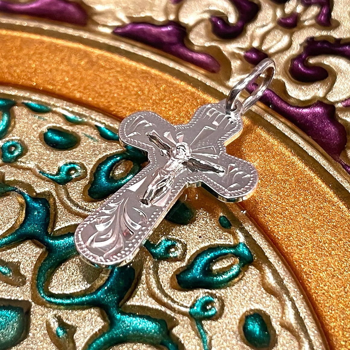 Silver Cross Pendant No. 24427