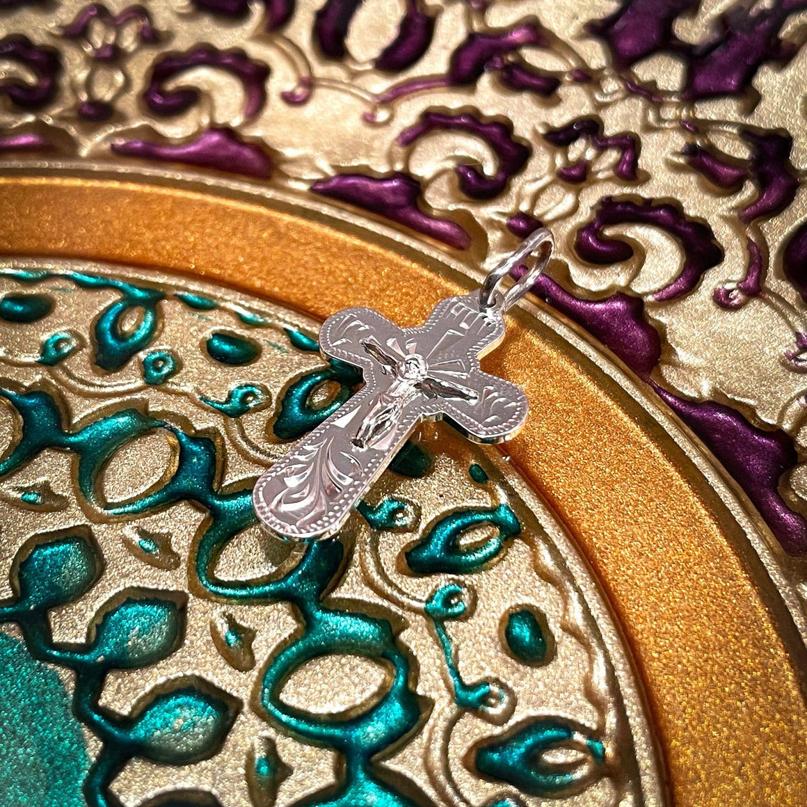 Silver Cross Pendant No. 24427