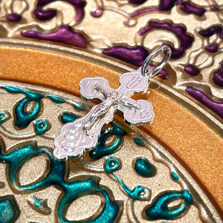 Silver Cross Pendant No. 24729