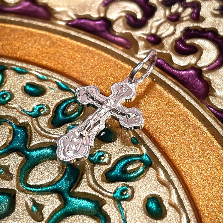 Silver Cross Pendant No. 24740