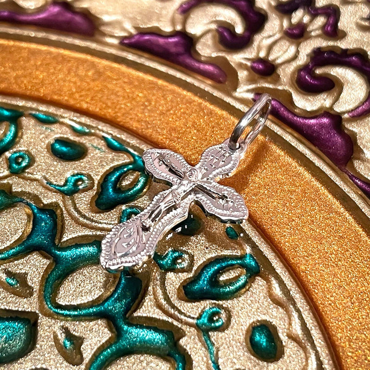 Silver Cross Pendant No. 24741