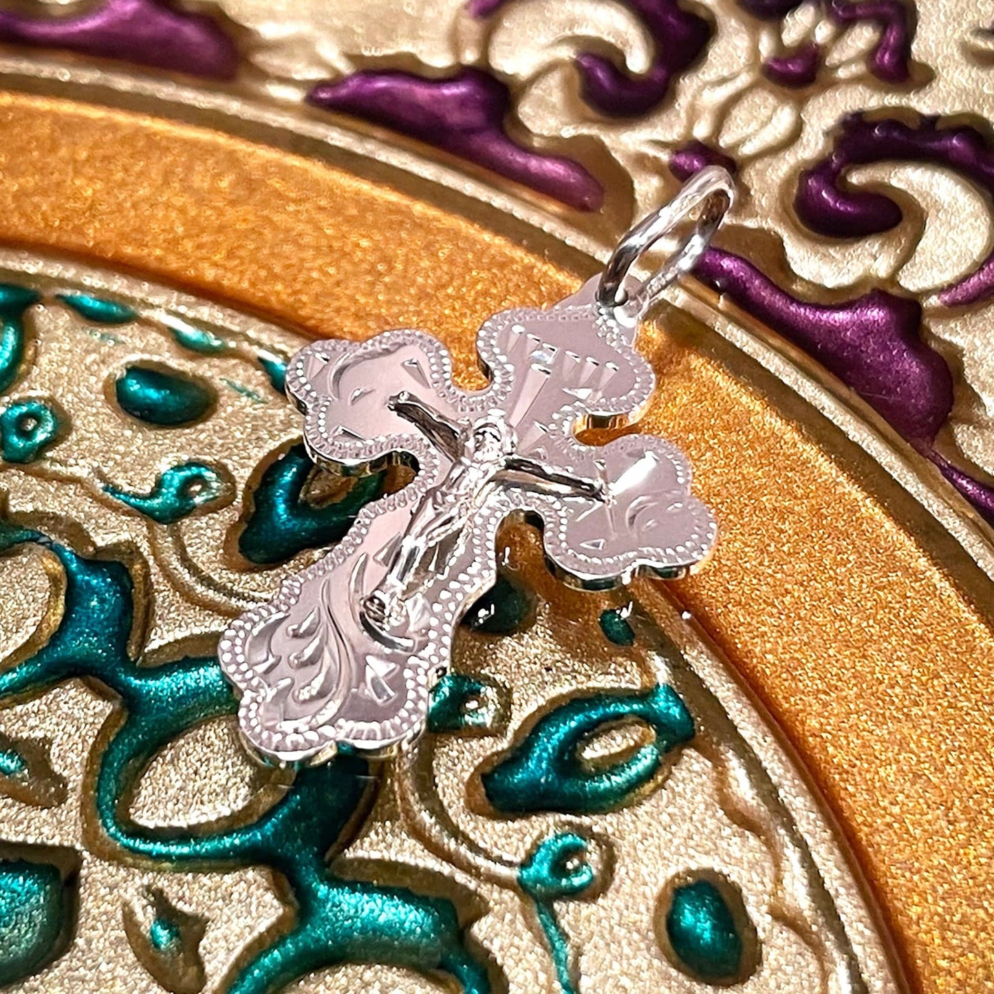 Silver Cross Pendant No. 24744