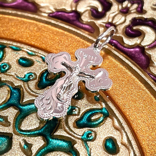 Silver Cross Pendant No. 24744