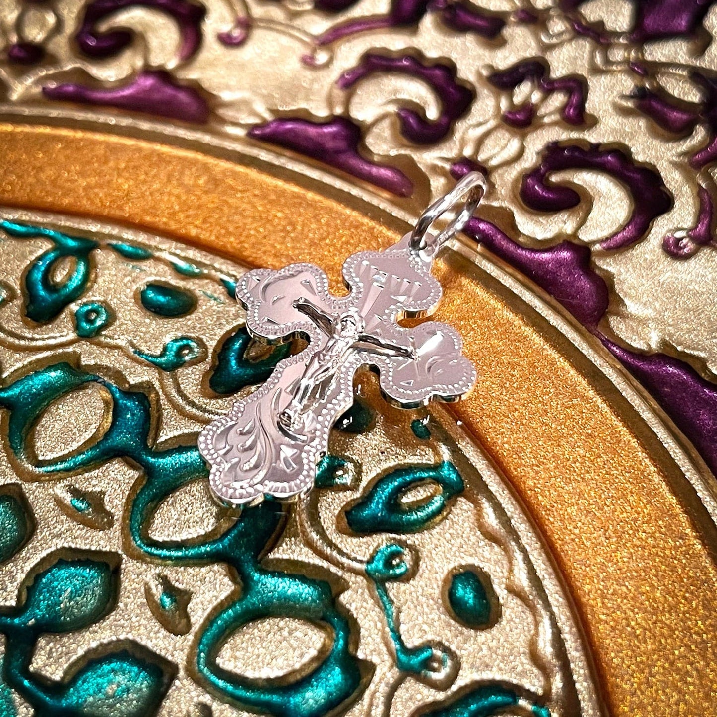 Silver Cross Pendant No. 24744