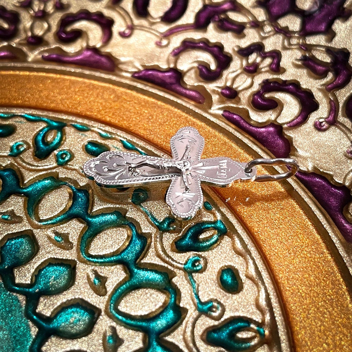 Silver Cross Pendant No. 24745