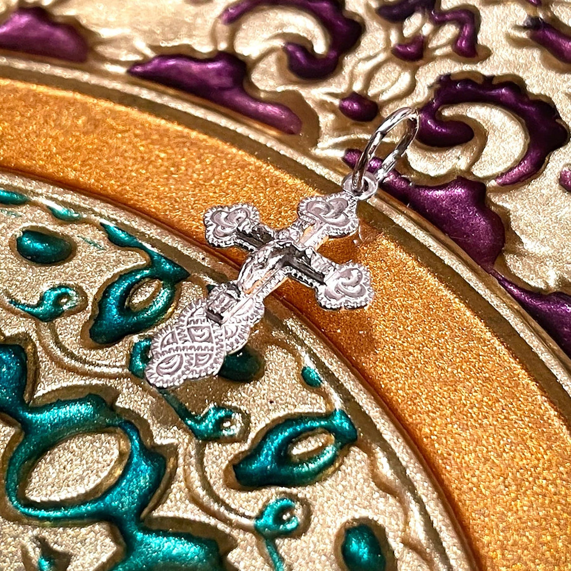 Silver Cross Pendant No. 24749