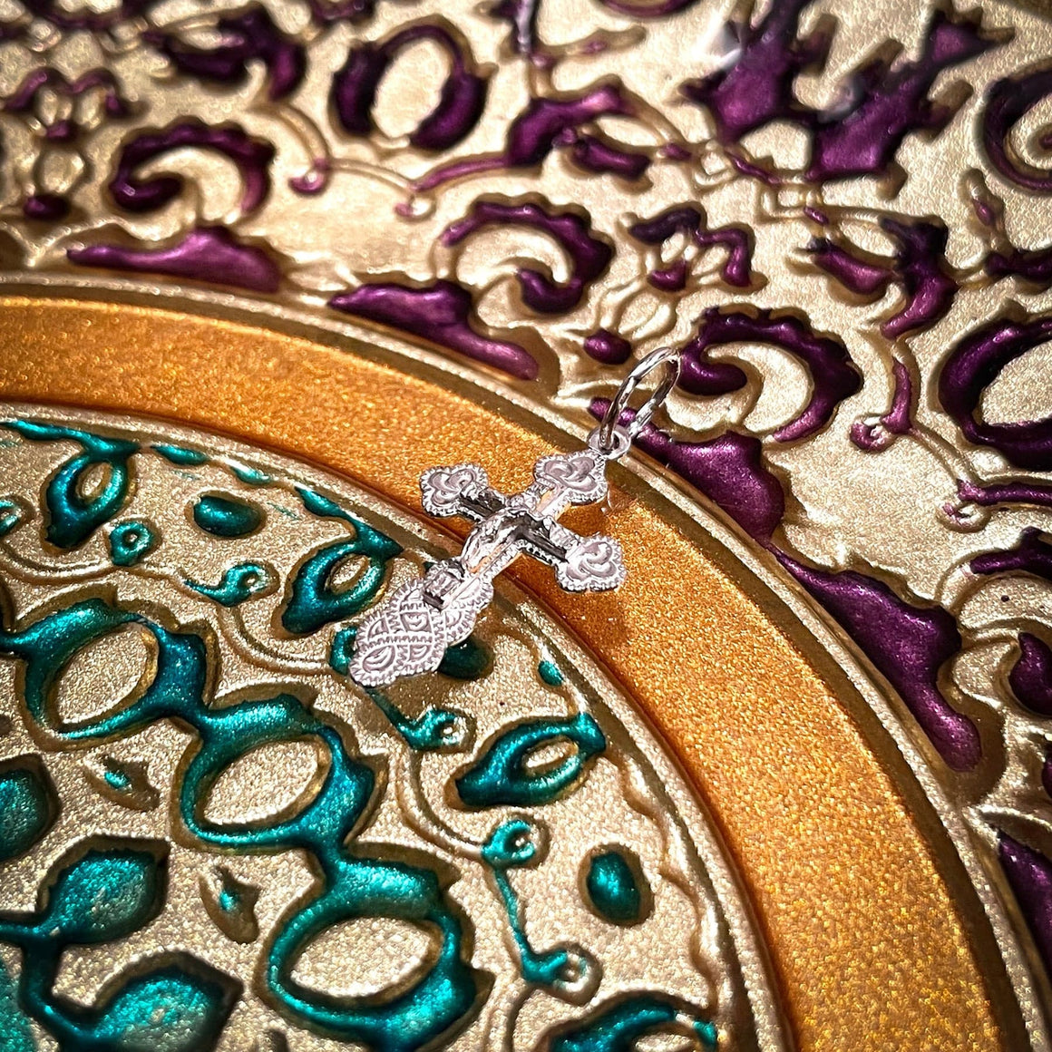 Silver Cross Pendant No. 24749
