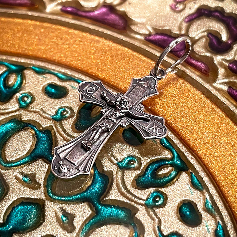 Silver Cross Pendant No. 24801