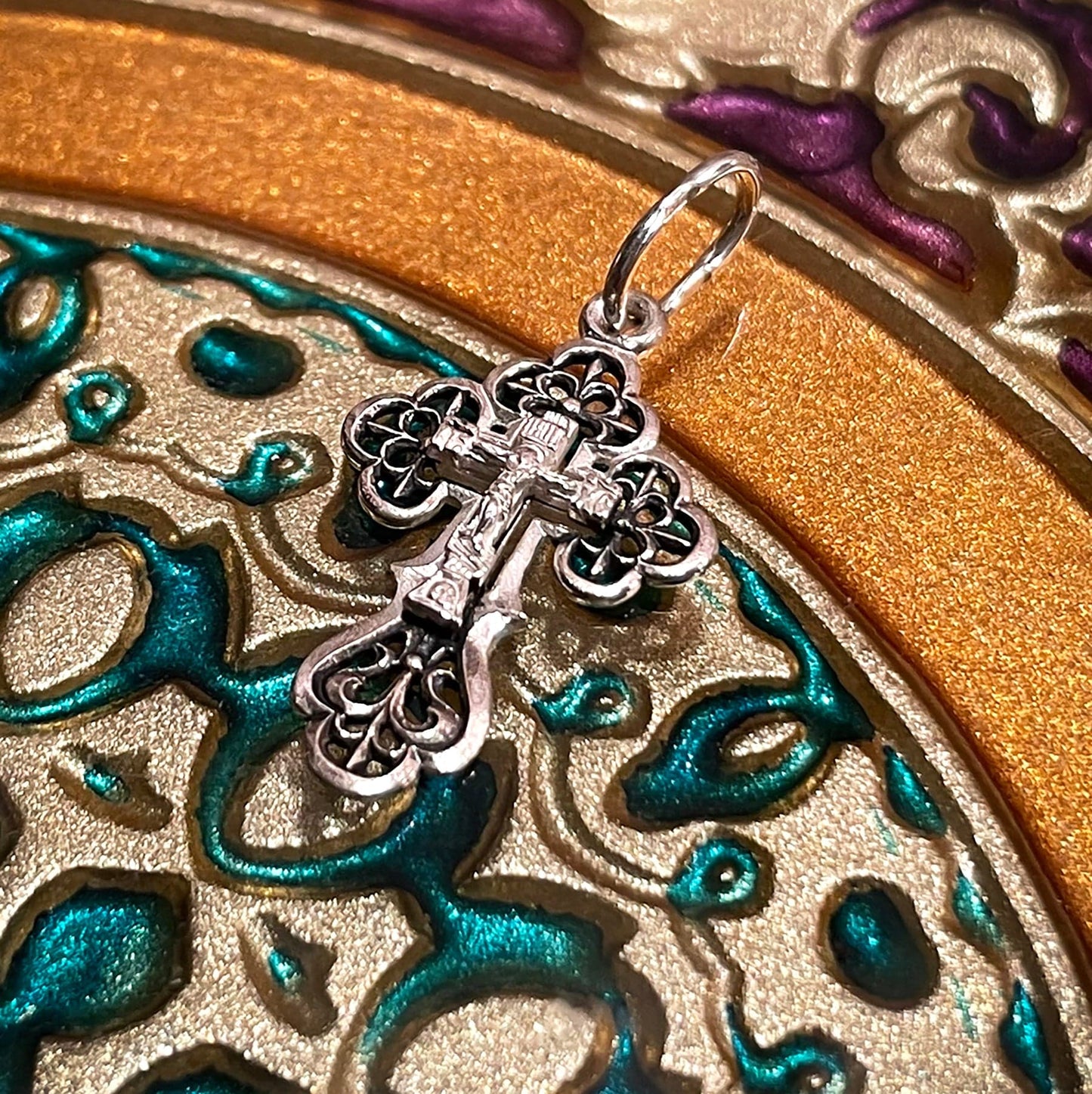 Silver Cross Pendant No. 24802