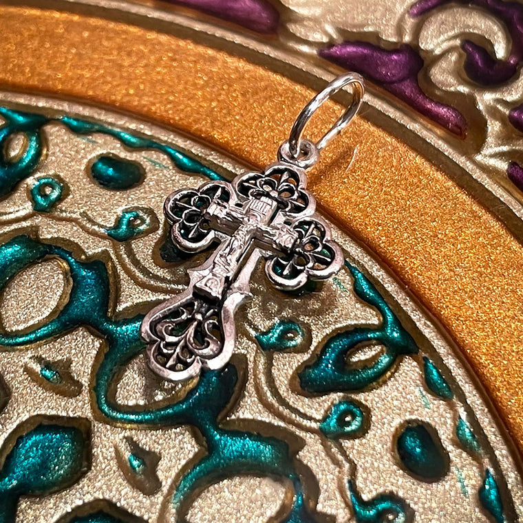 Silver Cross Pendant No. 24802