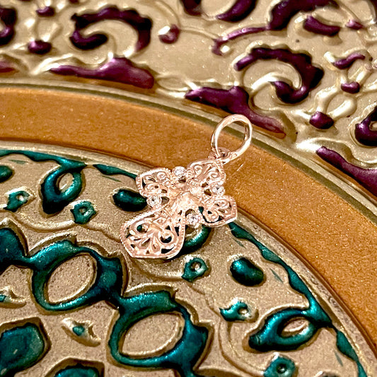 Rose Gold Cross Pendant No. 24821