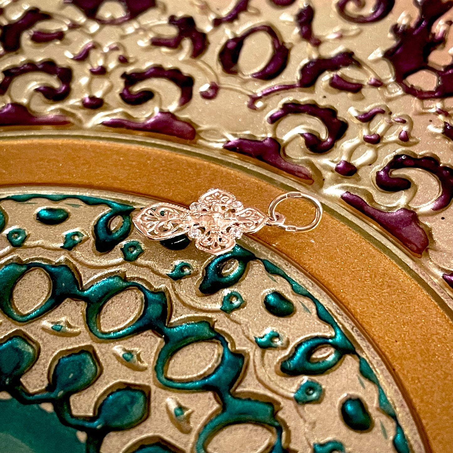 Rose Gold Cross Pendant No. 24821