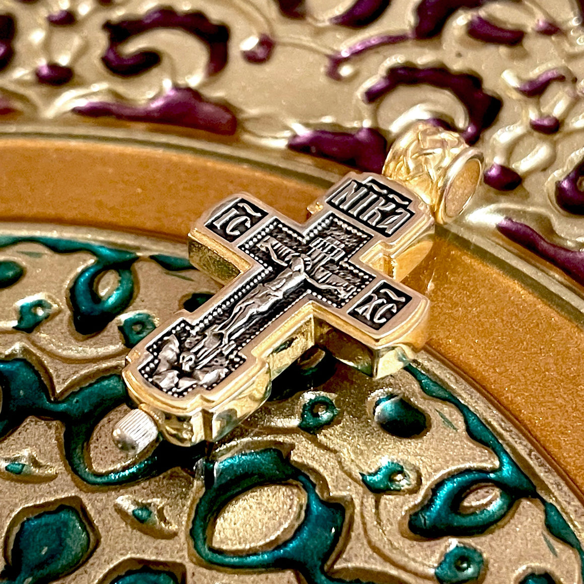 Silver Cross Pendant Locket No. 24837