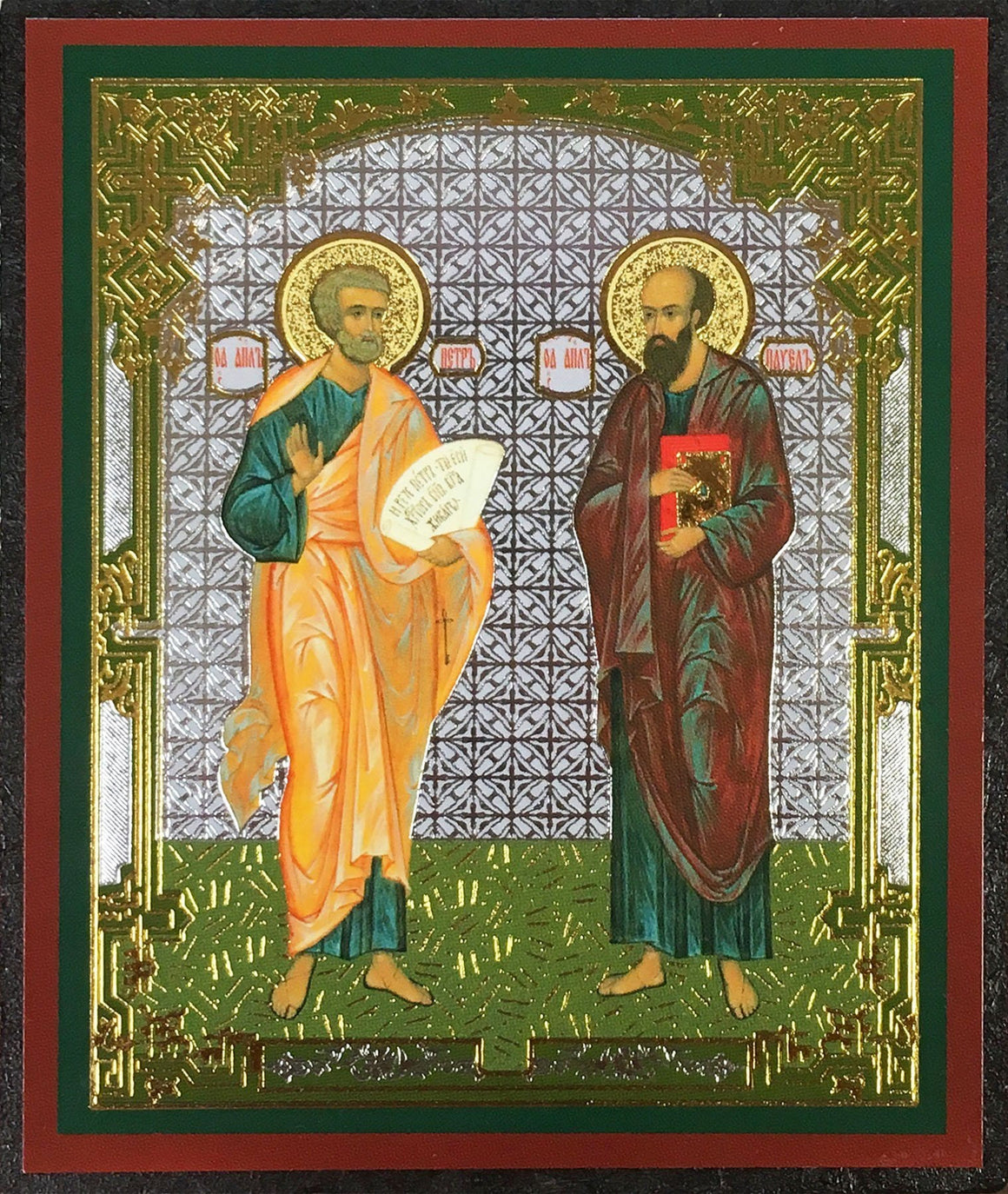 St. Peter and St. Paul the Apostles Icon (3 in)