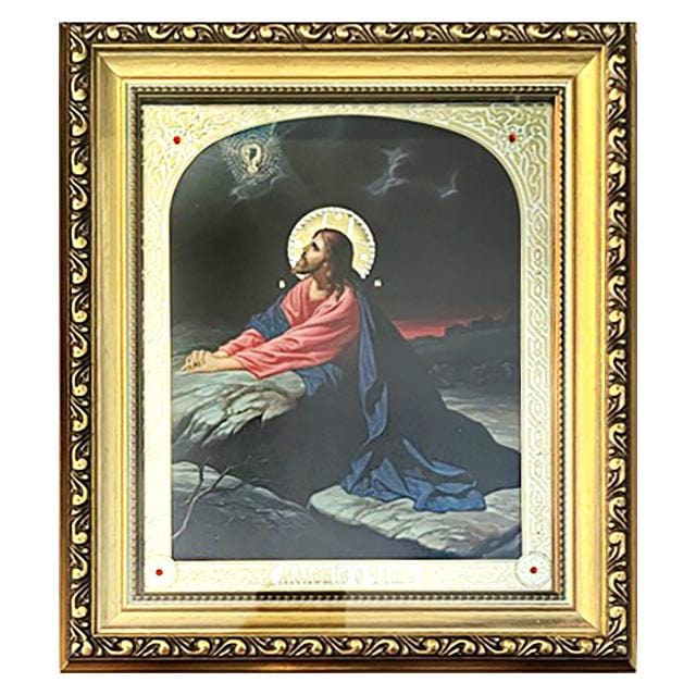 Christ Prays in the Garden of Gethsemane Icon (10.2 in)