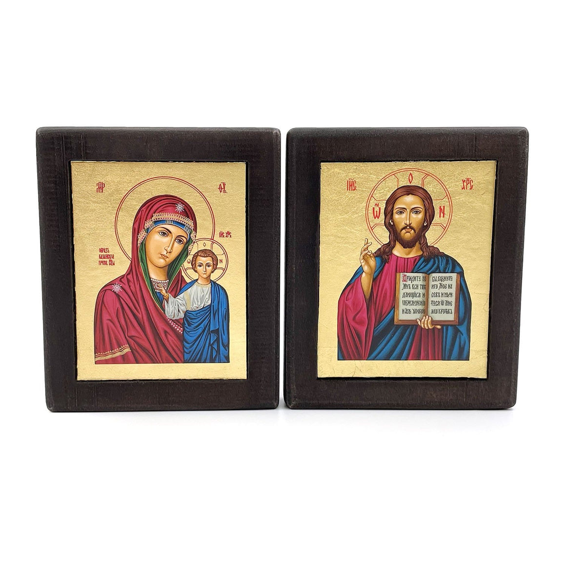 Pair of Serigraph Wedding Icons (Small)