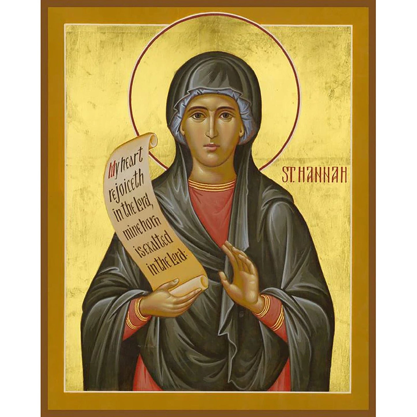 St. Hannah the Righteous Icon (Canvas Print, 6 in)