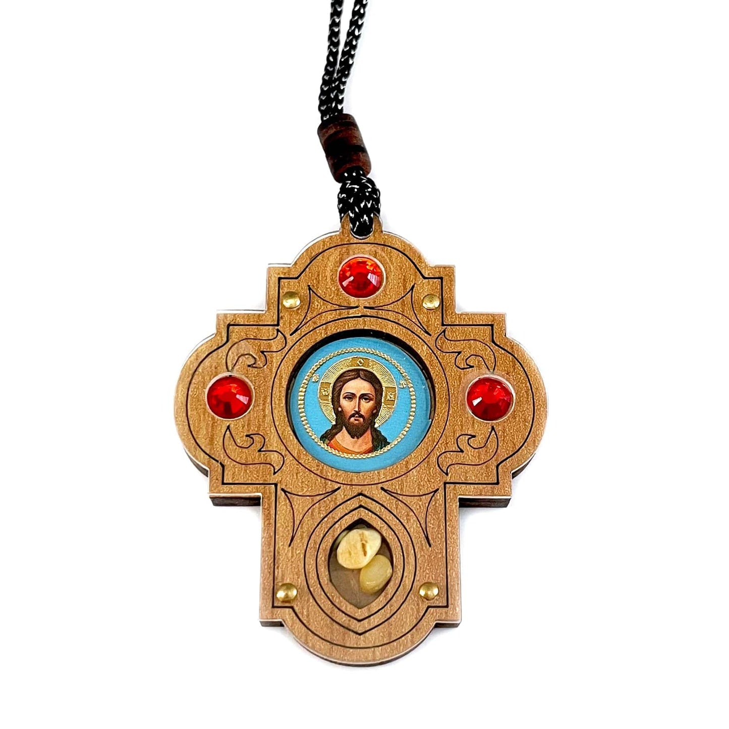 Icon Ornament: Carved Crucifix