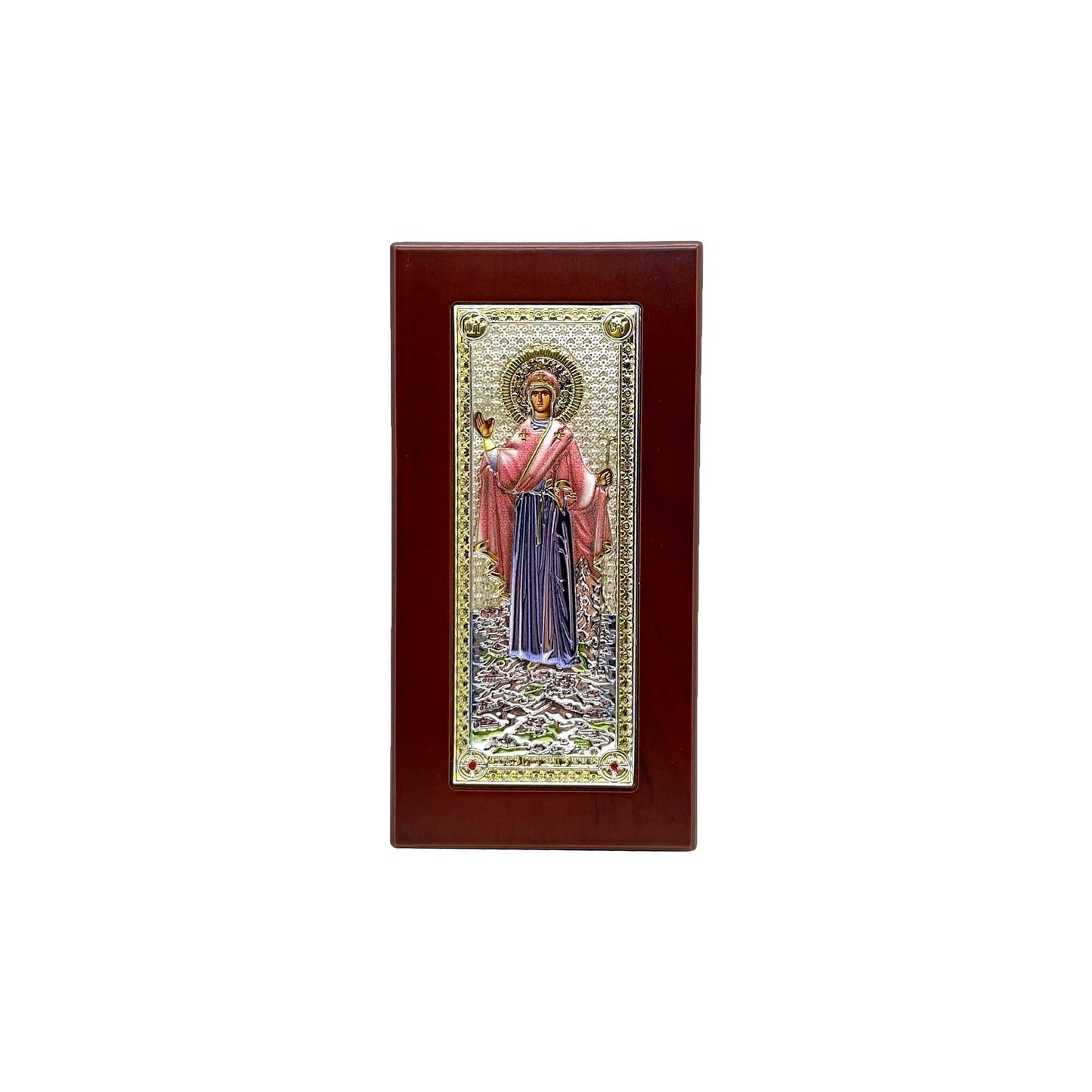 Greek Icon: "The Abbess of the Holy Mt. Athos" Mother of God (Small)