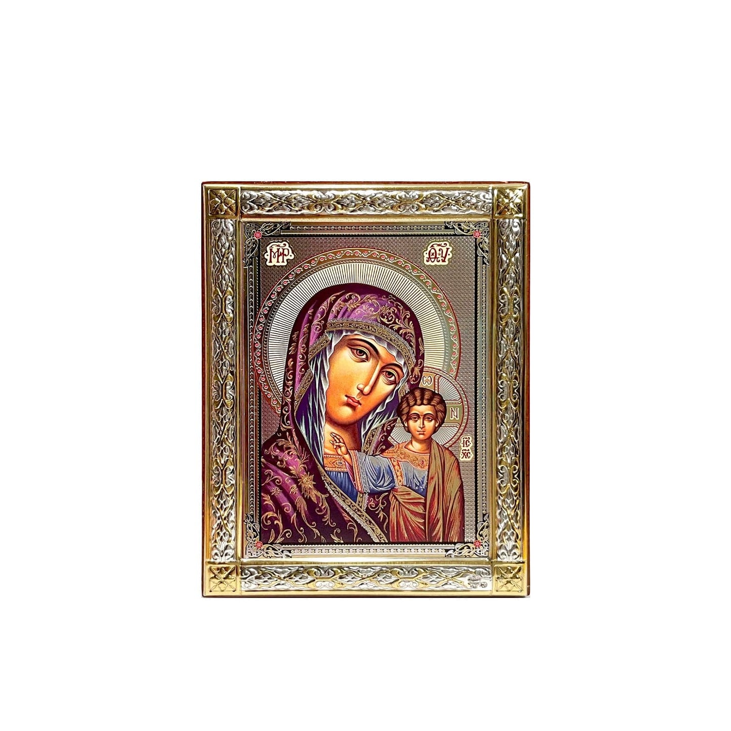 Greek Icon: Mother of God "of Kazan" (Small)