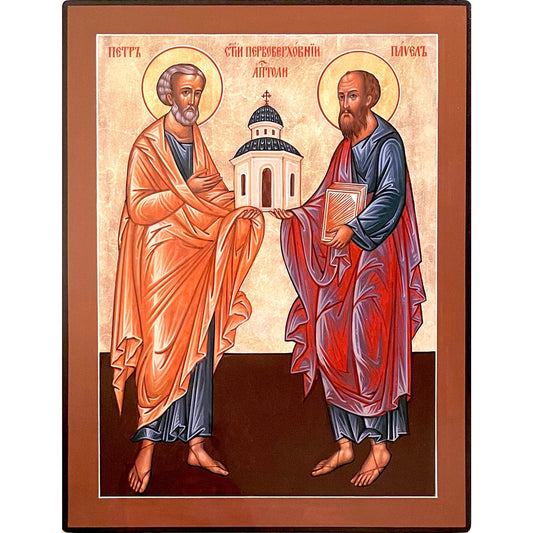 Apostles Sts. Peter and Paul Icon (7 in)
