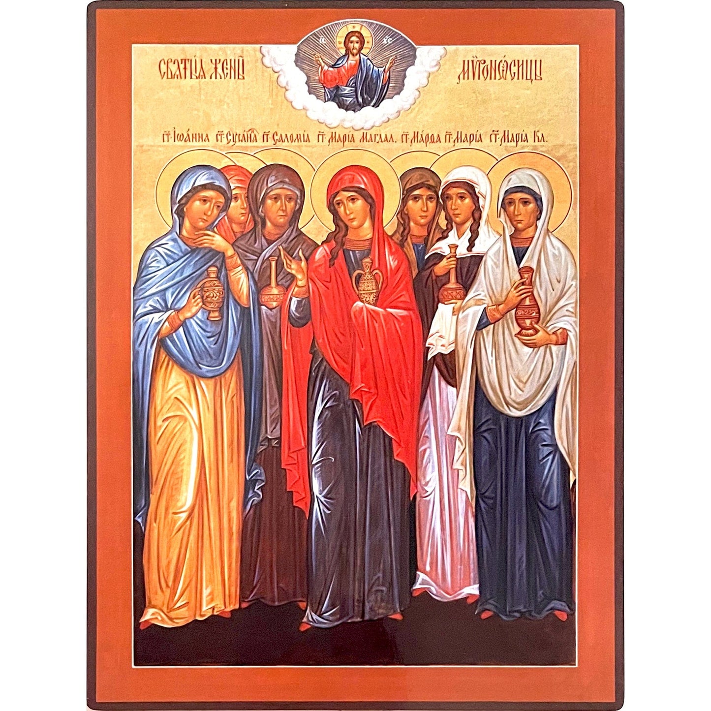 The Holy Myrrhbearing Women Icon (10 in)
