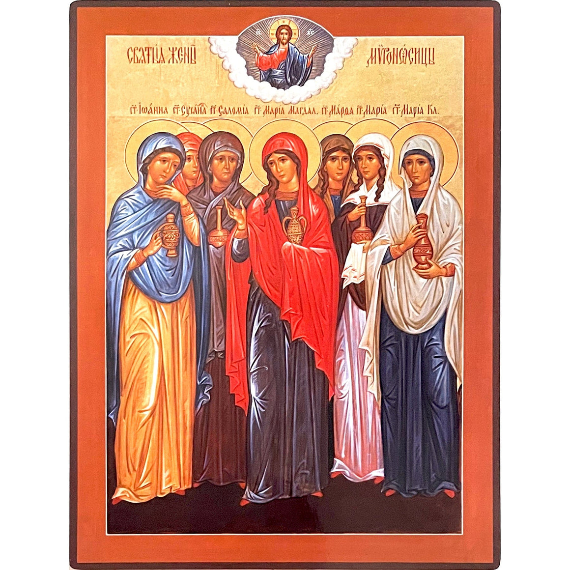 The Holy Myrrhbearing Women Icon (7 in)