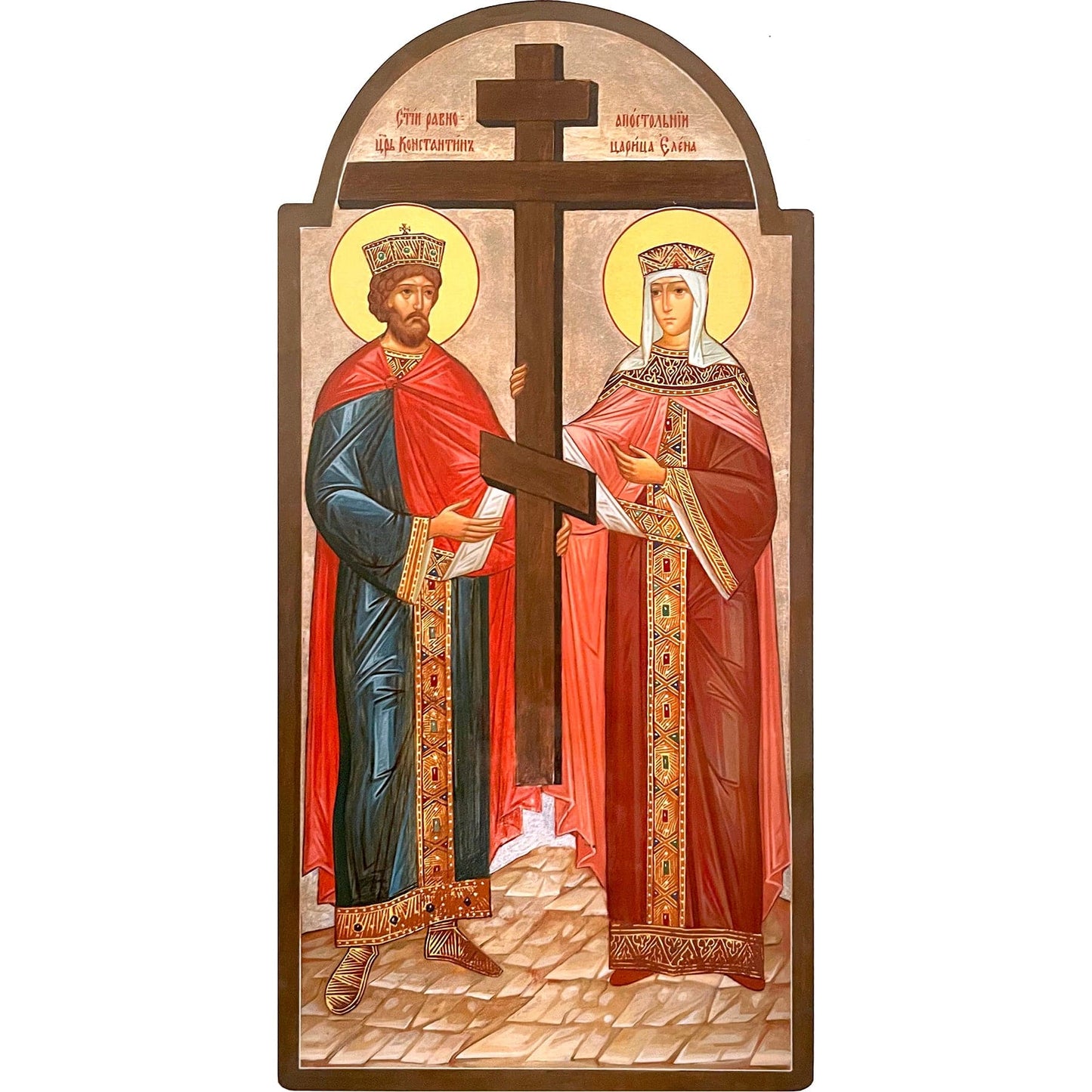 St. Constantine & St. Helen Icon (Elena) (7 in)